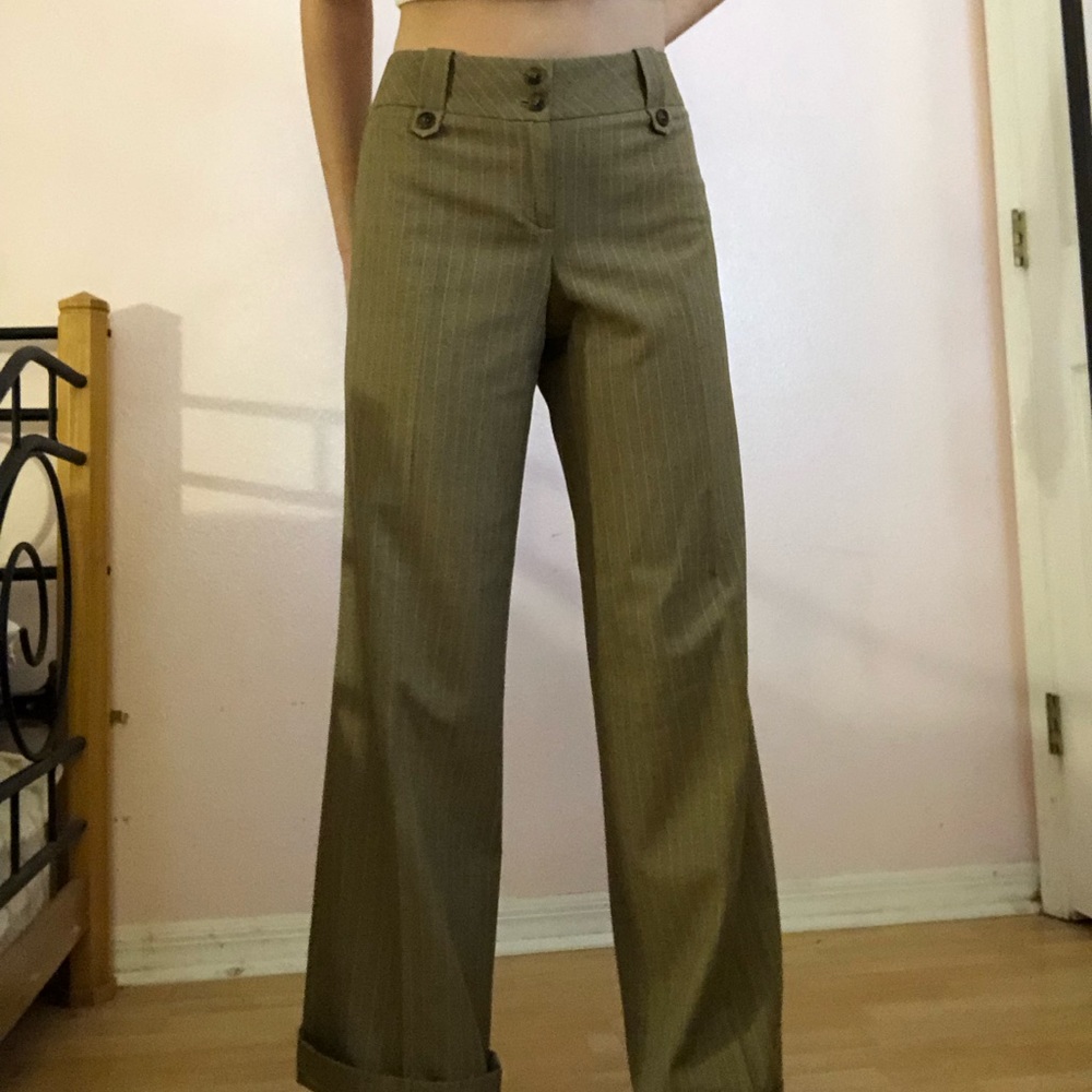 Brown Stripe Pants